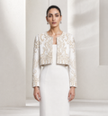 Ivory Beaded Bolero Jacket